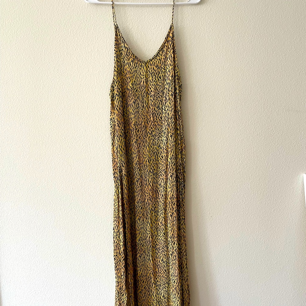 Animal Print Midi Dress. Size S